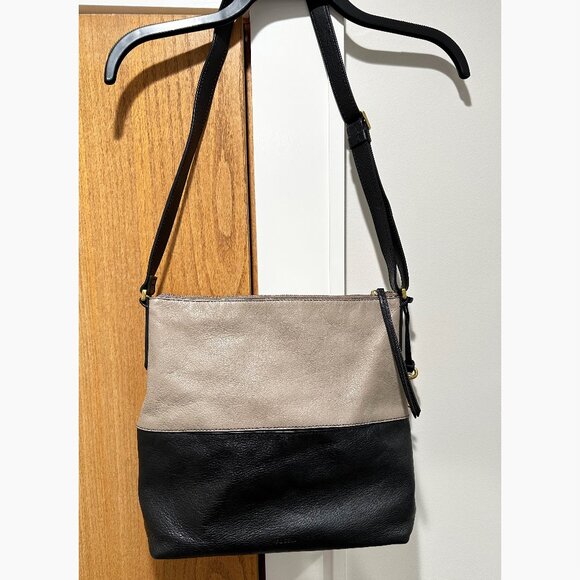 Fossil Leather Shoulder Bag - Picture 1 of 5